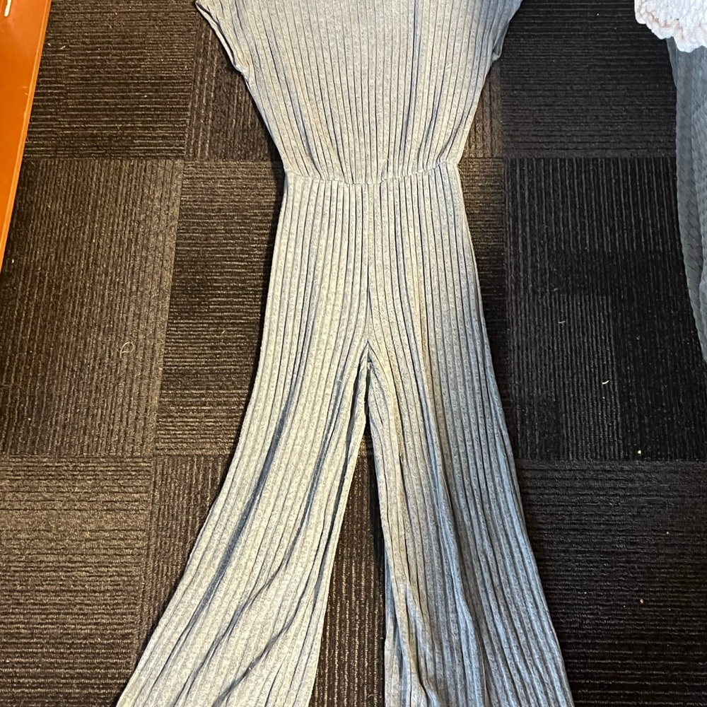 Blue-Gray Women's Jumpsuit